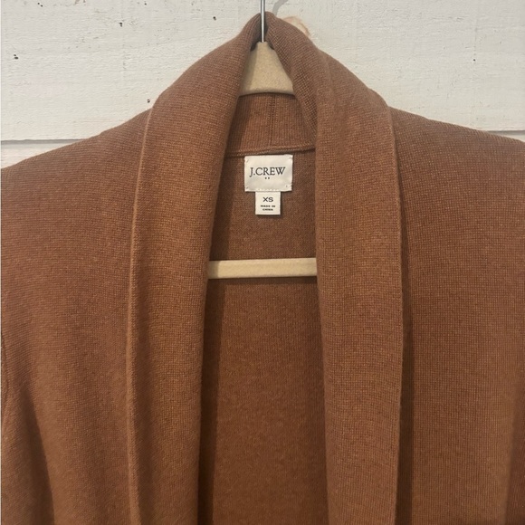 J.Crew Open Front Brown Tunic
Sweater Blazer Cardigan Women's
XS 100% Cotton - Picture 4 of 11
